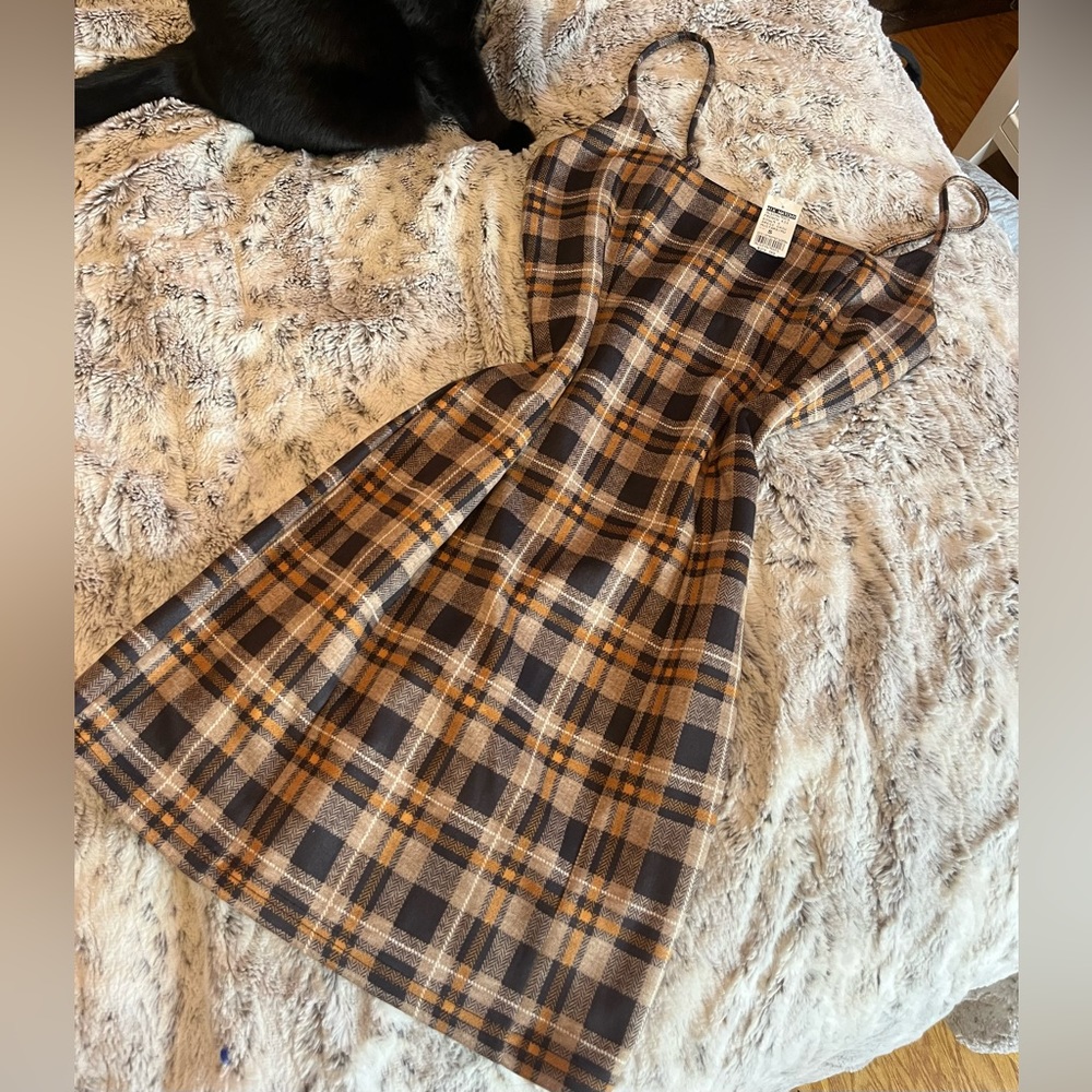 PLAID FALL DRESS